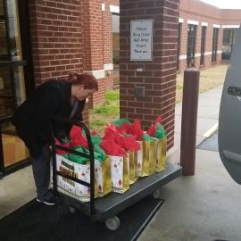 Delivering Gifts to Nursing Facility